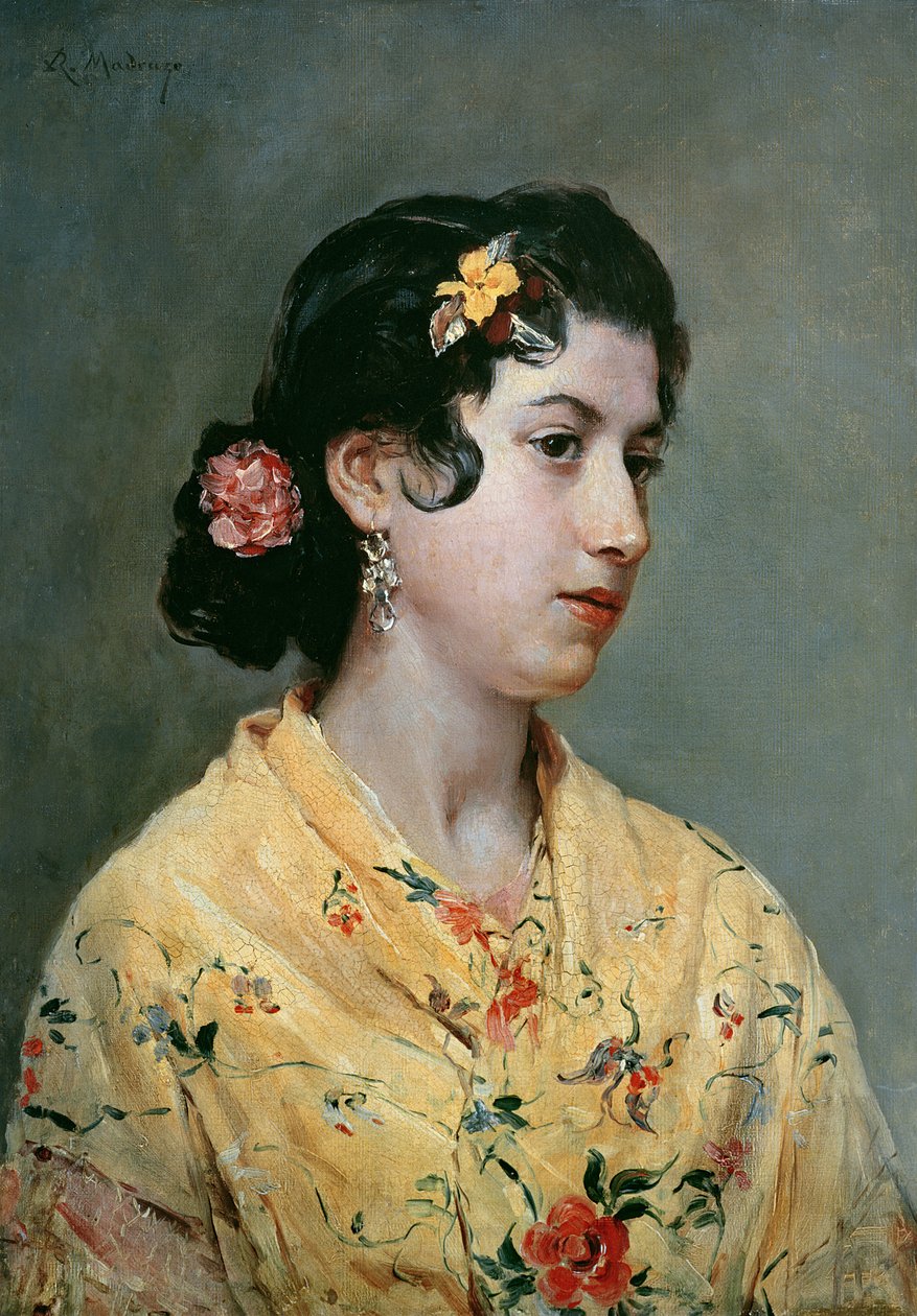 Andaluská žena, 1898 od Raimundo de Madrazo y Garreta
