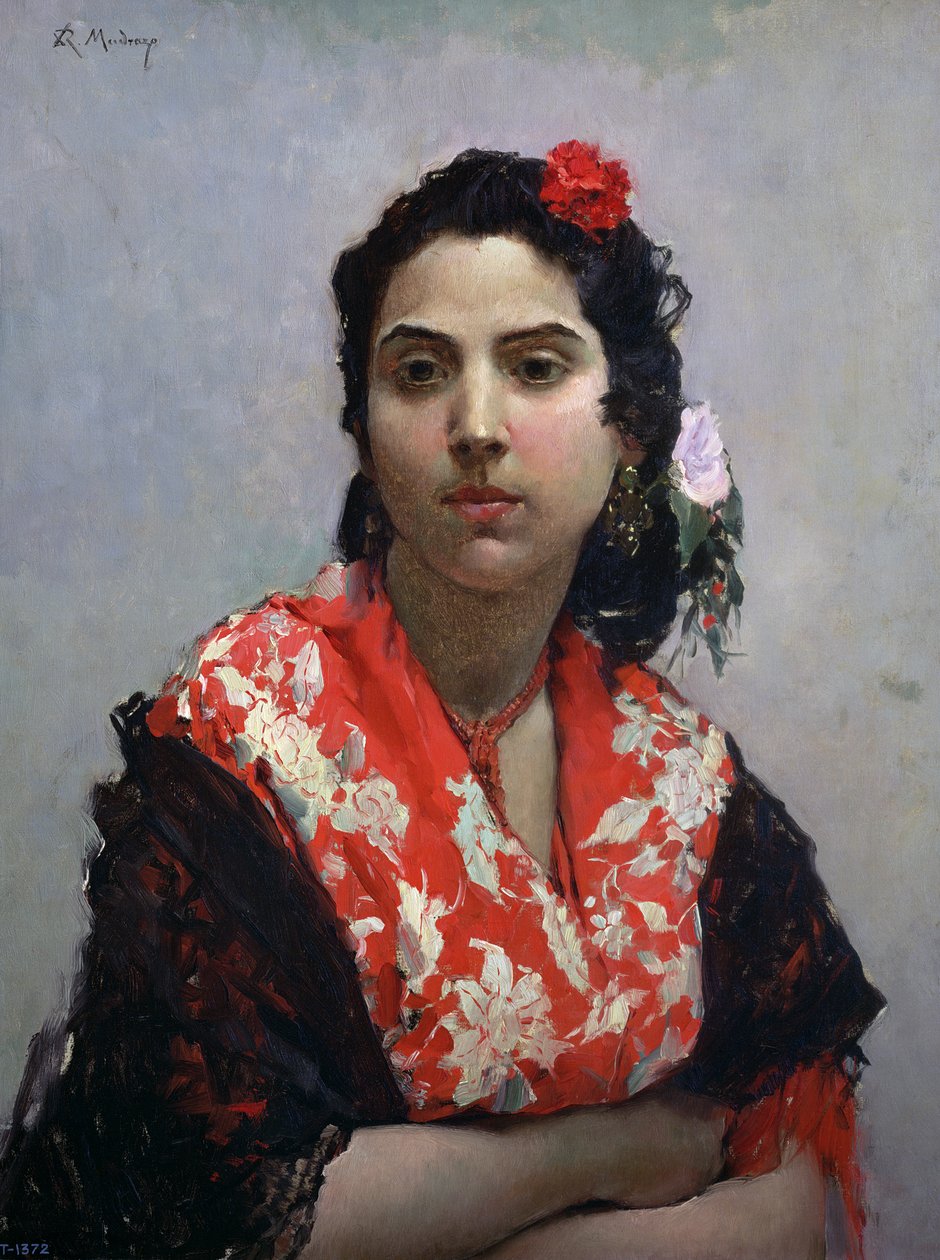 Cikánka od Raimundo de Madrazo y Garreta