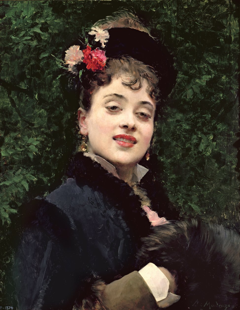 Aline Masson, umělcův model od Raimundo de Madrazo y Garreta