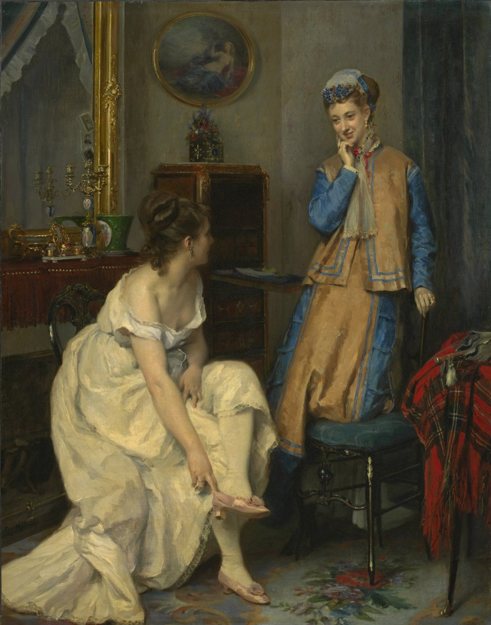 Důvěry, kolem roku 1870 od Raimundo de Madrazo y Garreta