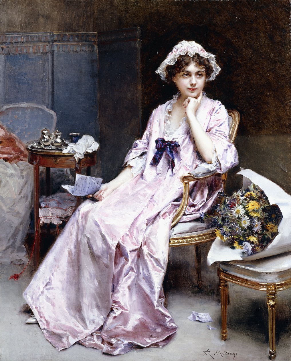 Neochotná paní od Raimundo de Madrazo y Garreta