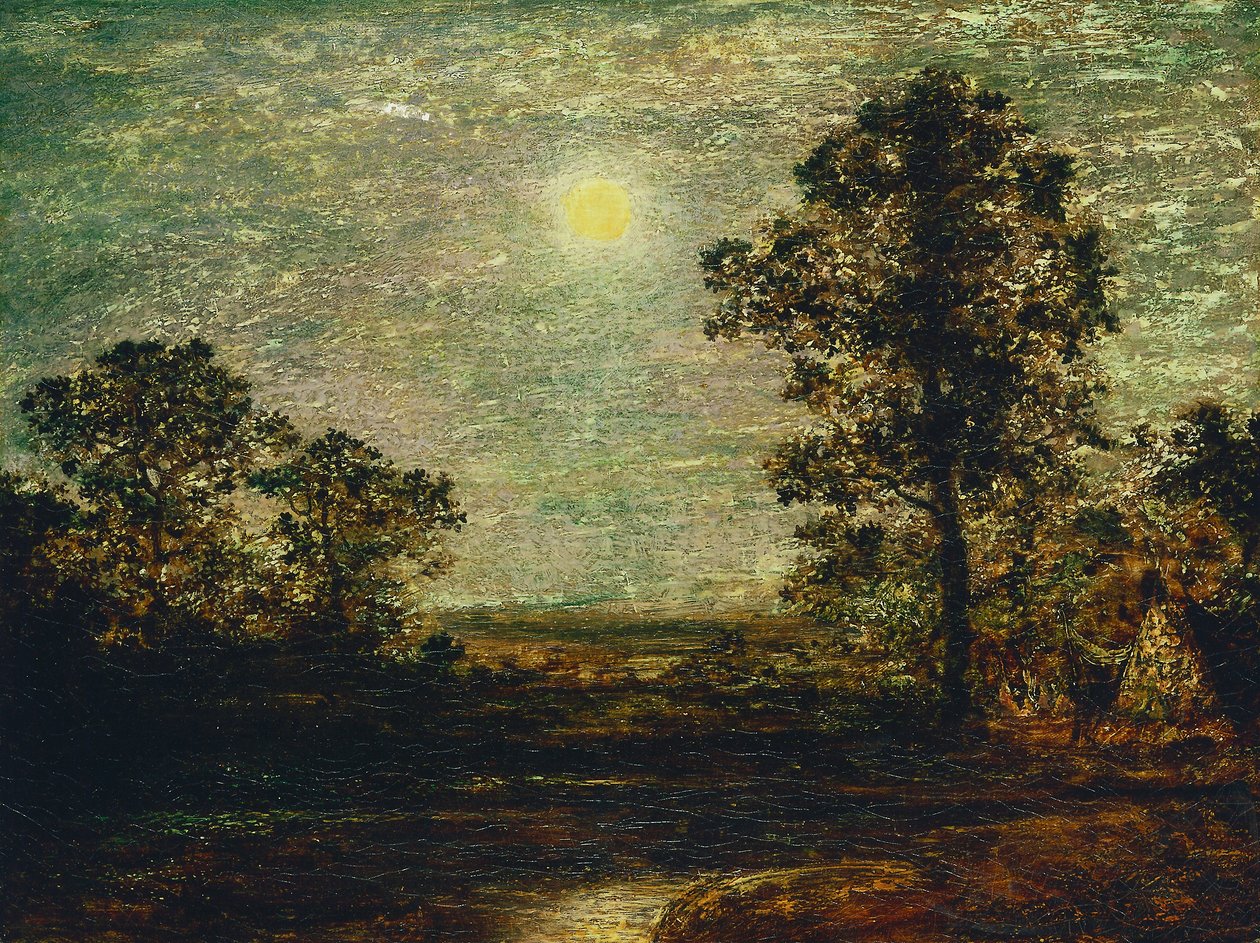 Bez názvu (Měsíční krajina) od Ralph Albert Blakelock