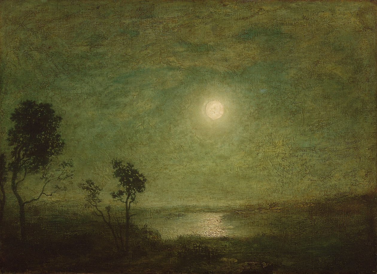 Měsíční svit, kolem 1886-95 od Ralph Albert Blakelock