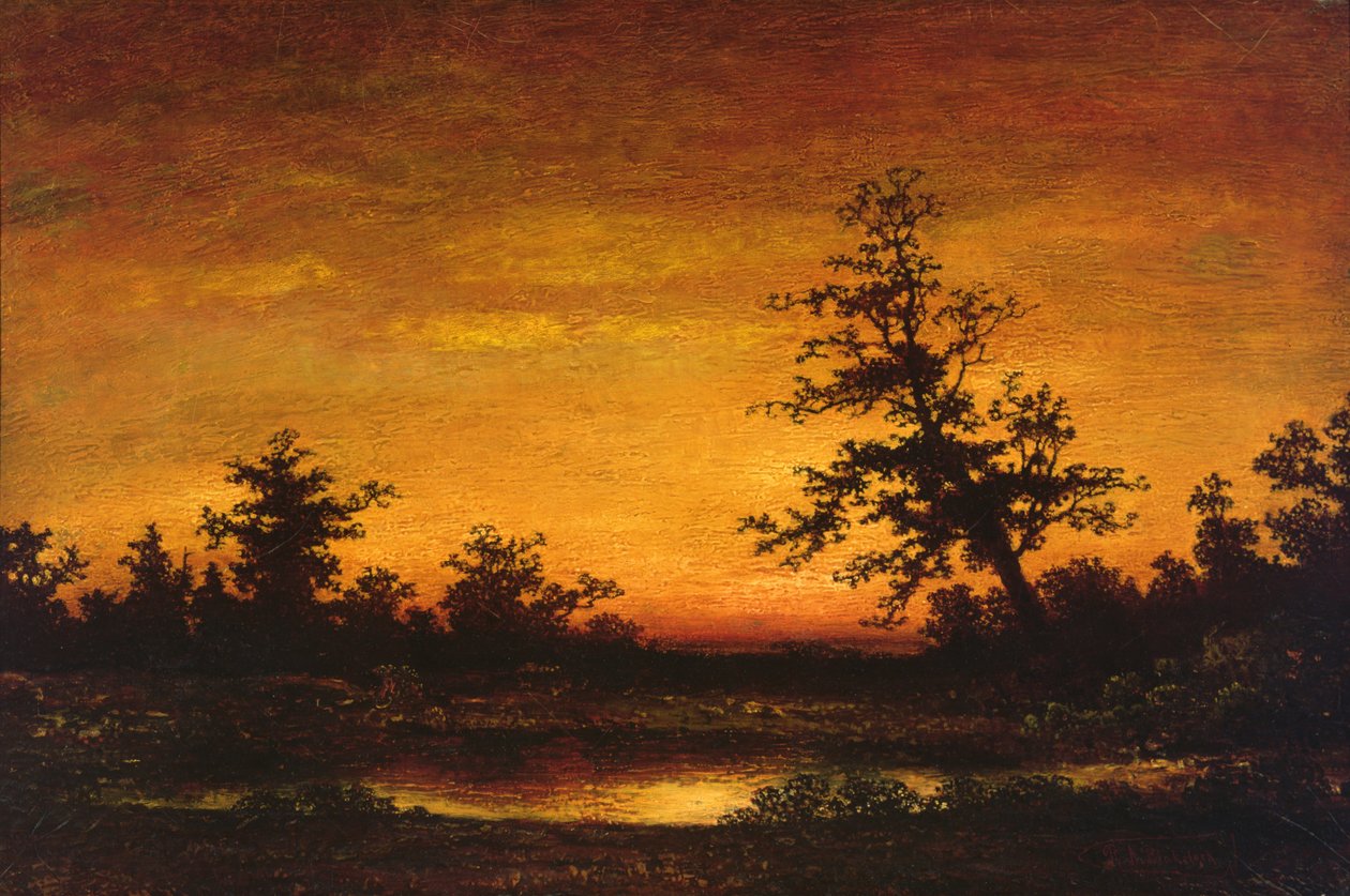 Soumrak od Ralph Albert Blakelock