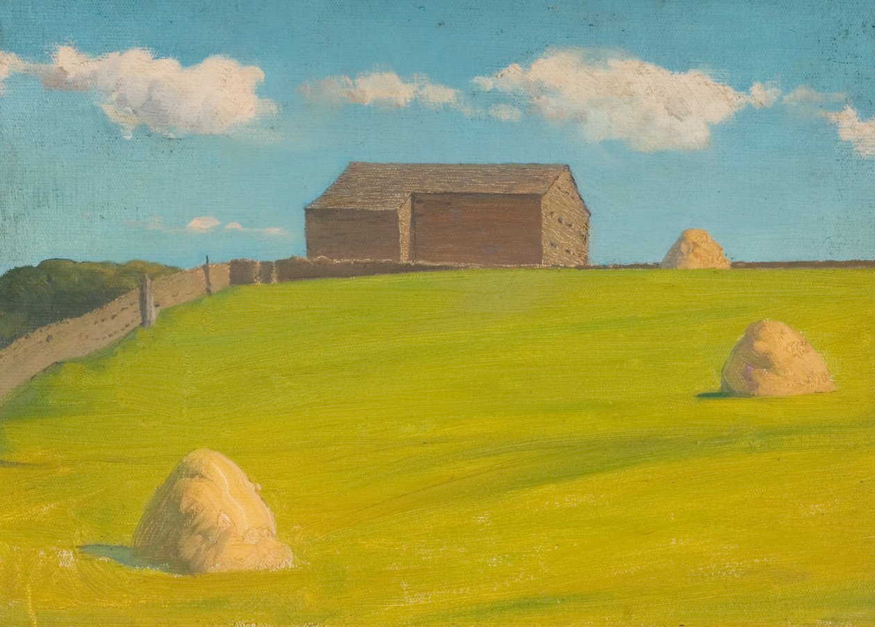 Farma (olej na palubě) od Ralph Bullock