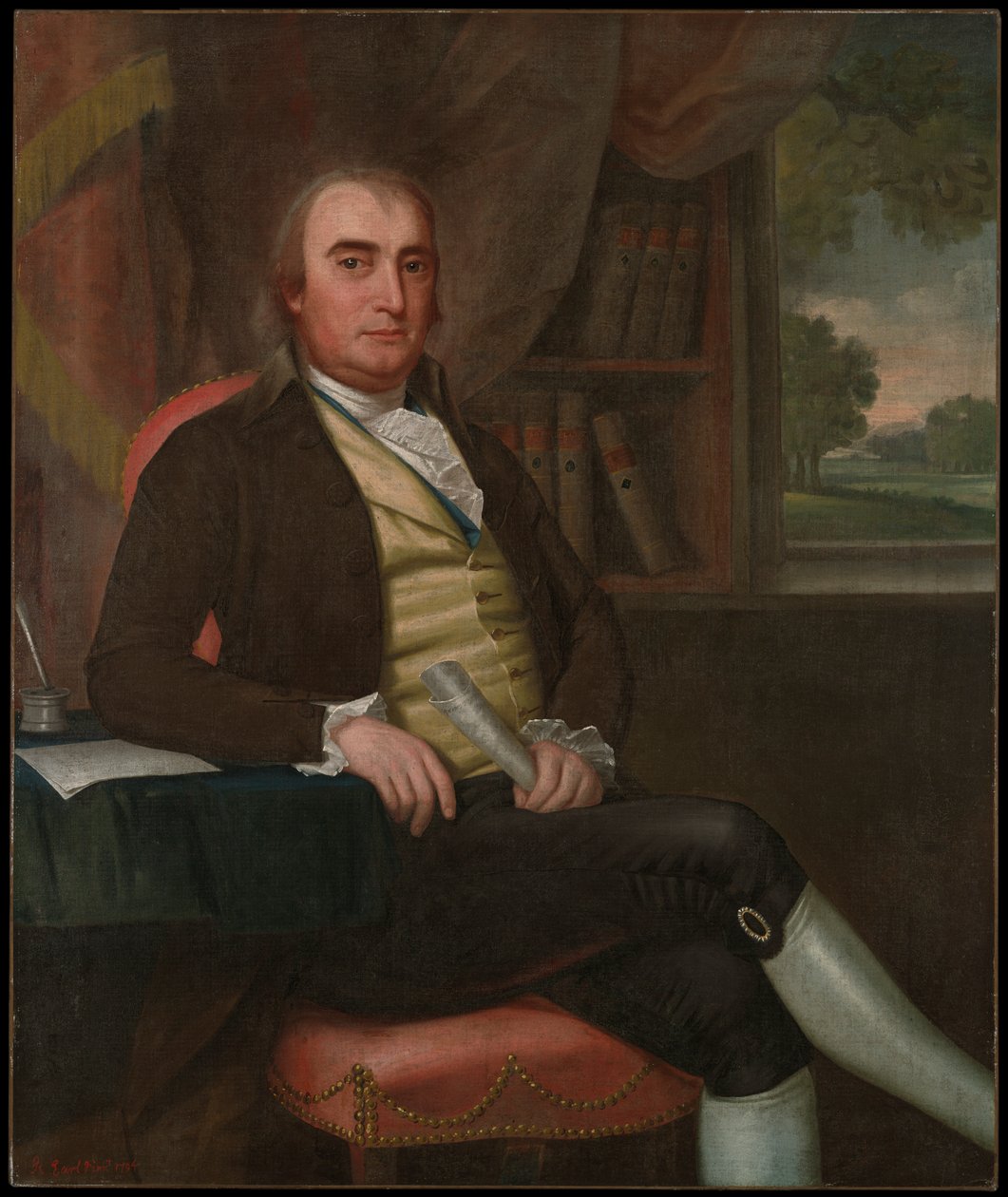 John Davenport (1752-1830), B.A. 1770, M.A. 1773 od Ralph Earl