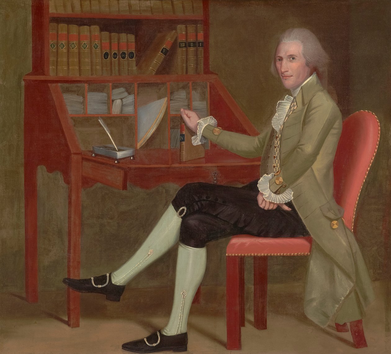 Portrét Davida Baldwina, 1790 od Ralph Earl