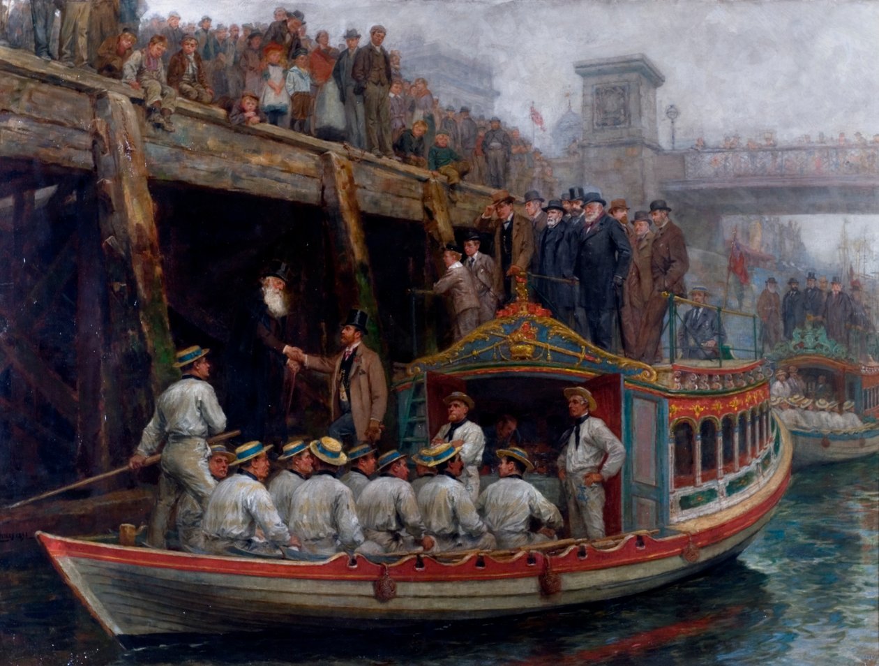 Den člunu, 1891 od Ralph Hedley