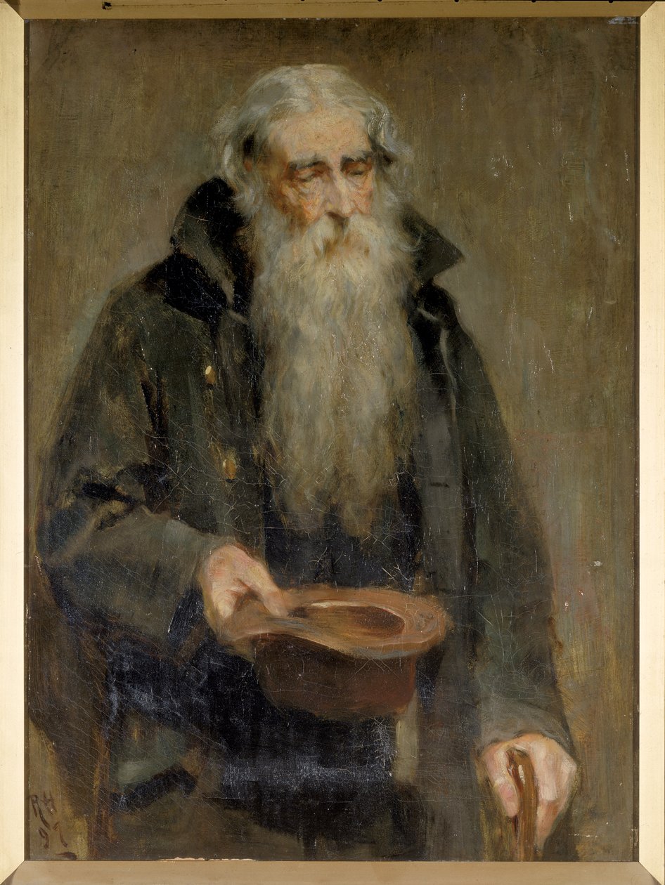 Slepý žebrák, 1897 od Ralph Hedley