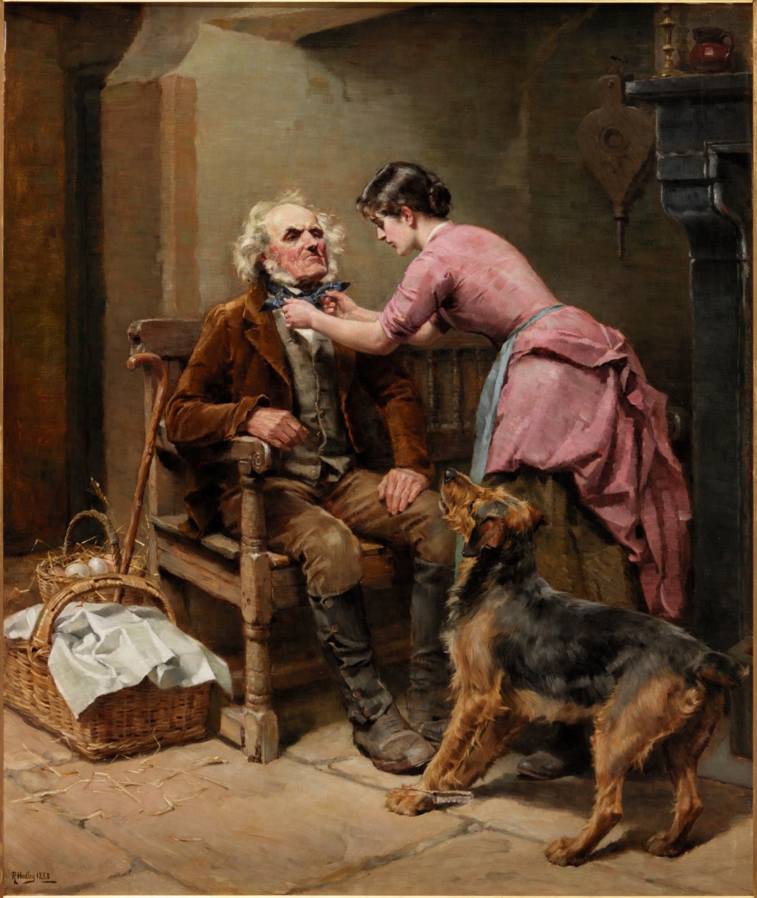 Příprava na trh, 1888 od Ralph Hedley