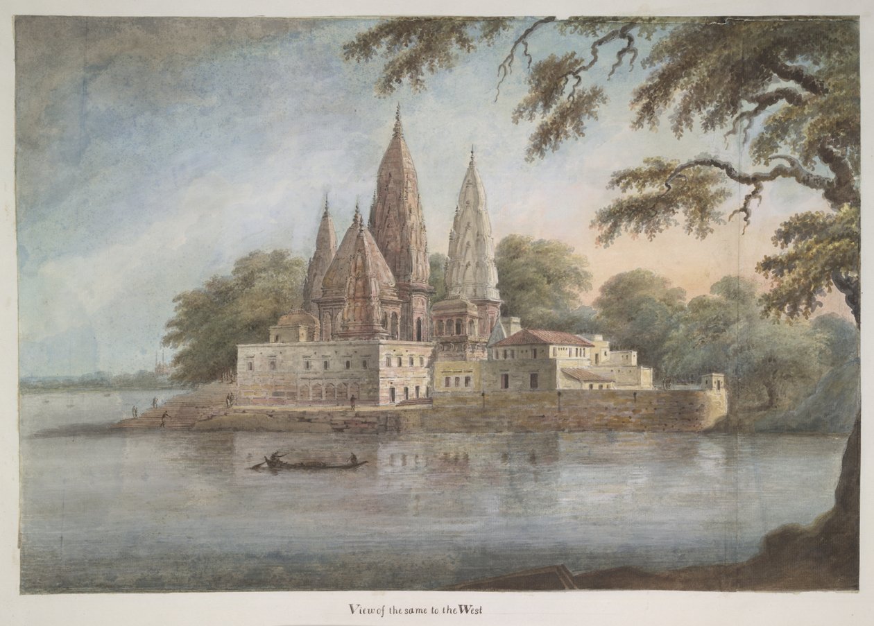 Shluk chrámů v Rajghat Sangam od Ram Sita