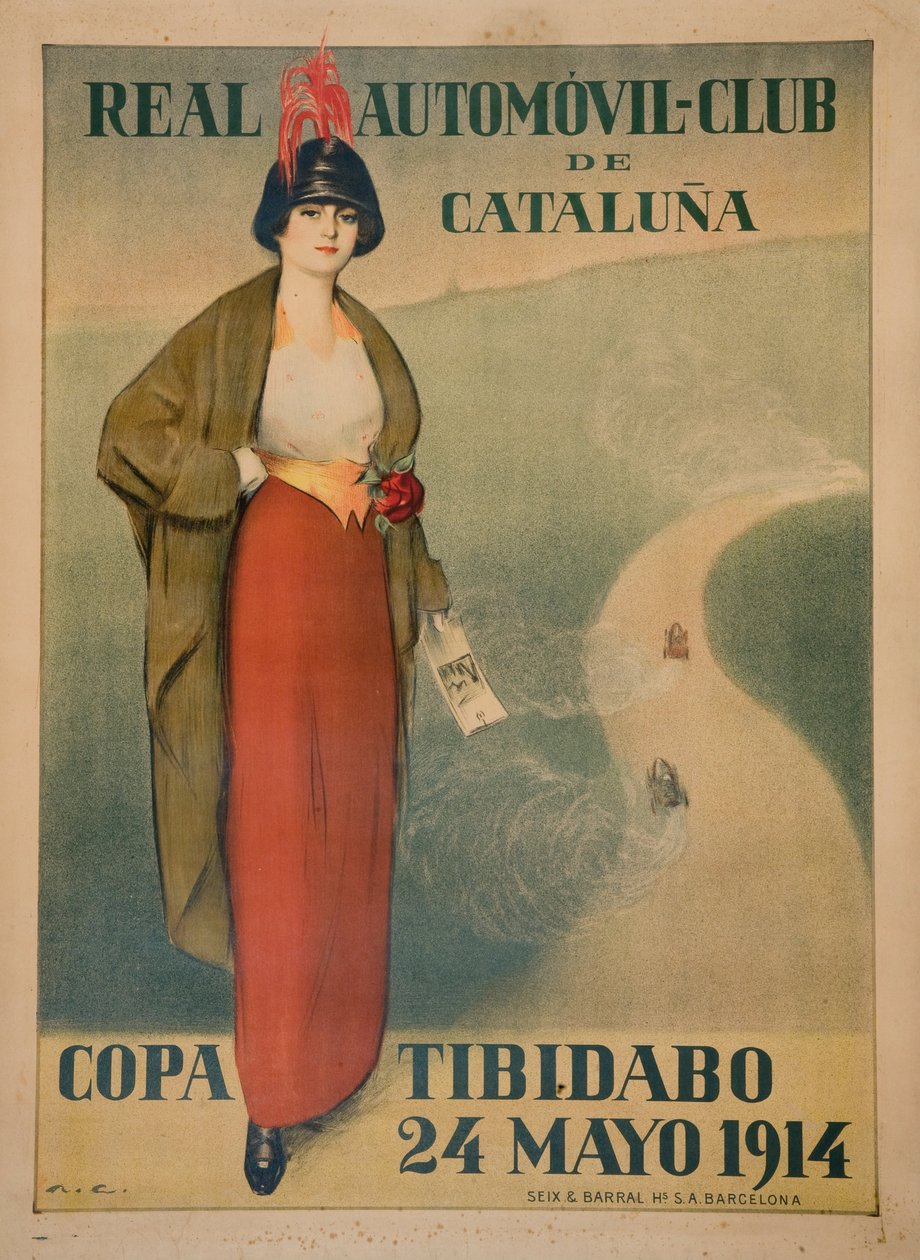 Royal Automobile-Club of Catalonia. Tibidabo Cup od Ramón Casas
