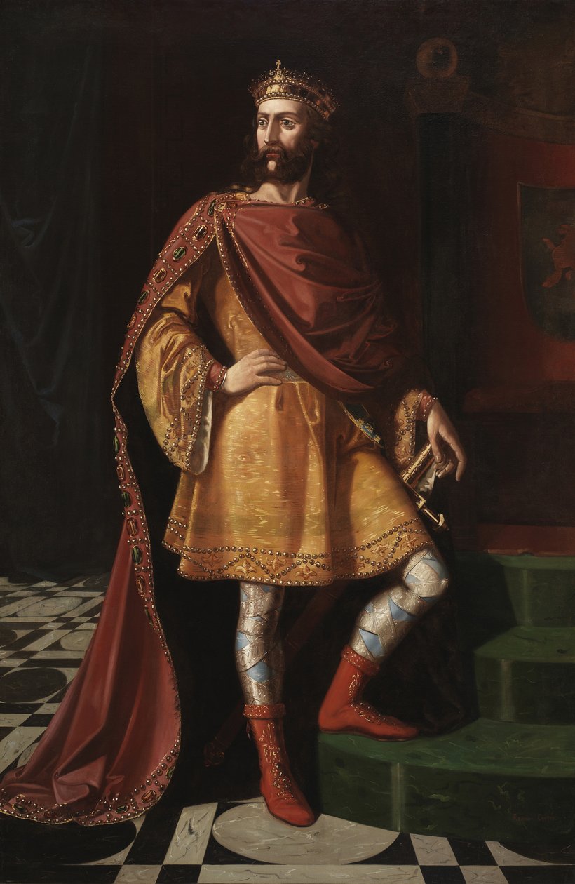 Erwig, vizigótský král, polovina 19. století od Ramón Cortés