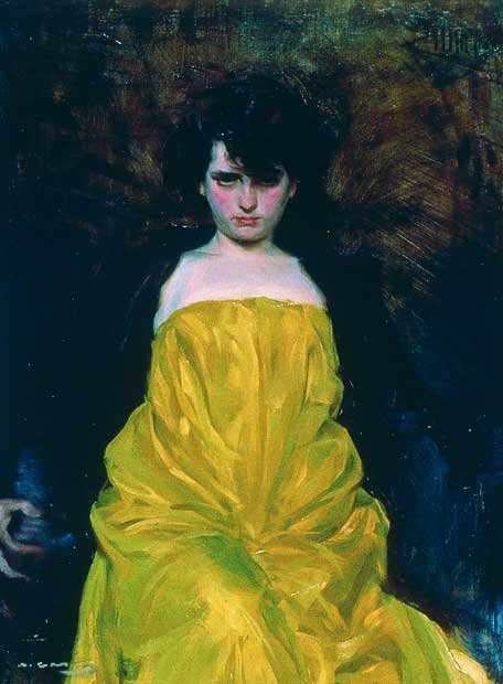 La Alternate Portrait of Julia Espanol Waters: La Alternate od Ramon Casas i Carbo