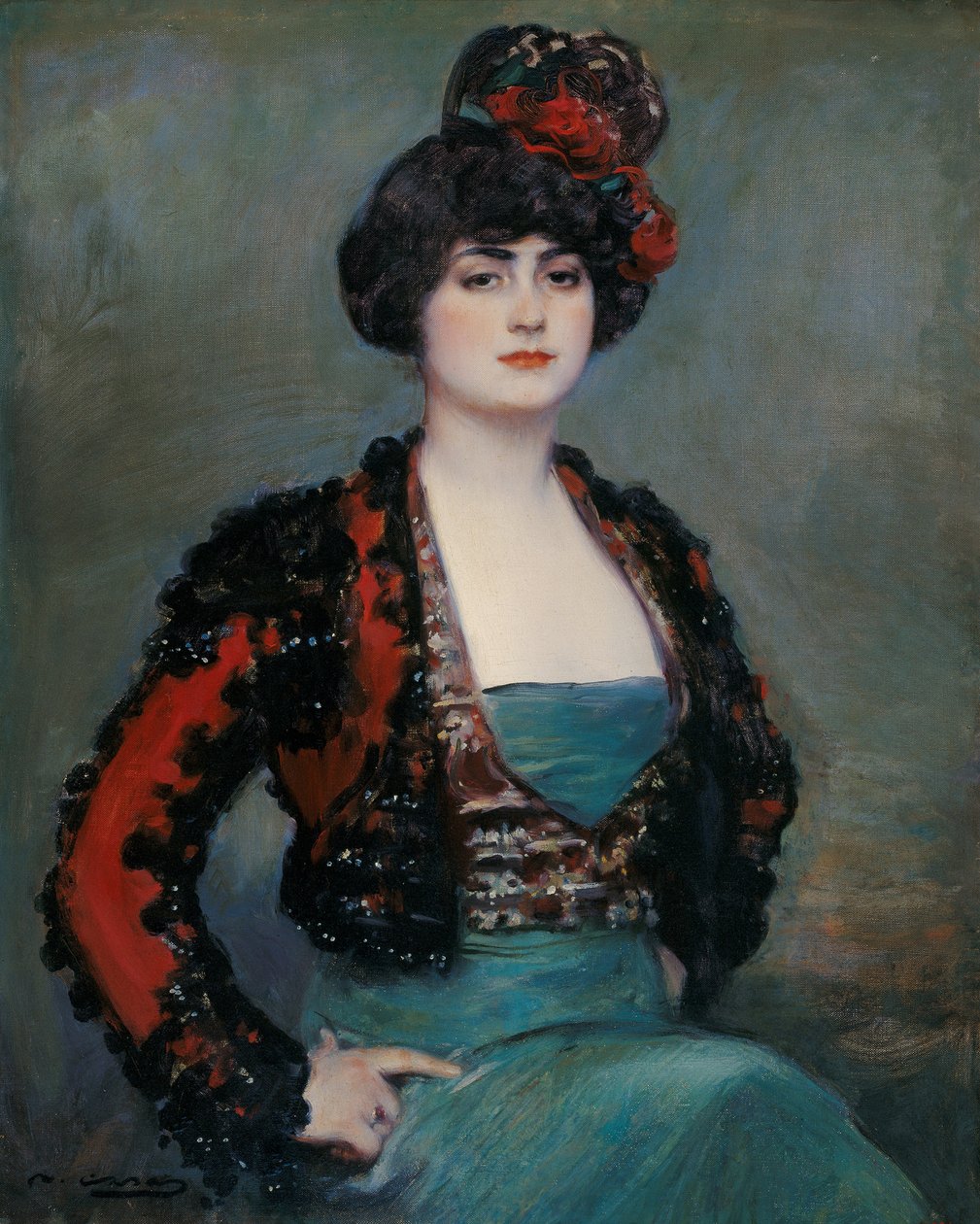 Julia - Casas, Ramon (1866-1932) - c. 1915 – Olej na plátně – 85x67 – Muzeum Carmen Thyssen, Malaga od Ramón Casas