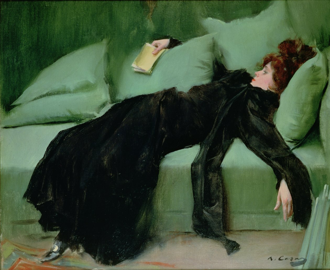 Po plese (olej na plátně) od Ramon Casas i Carbo