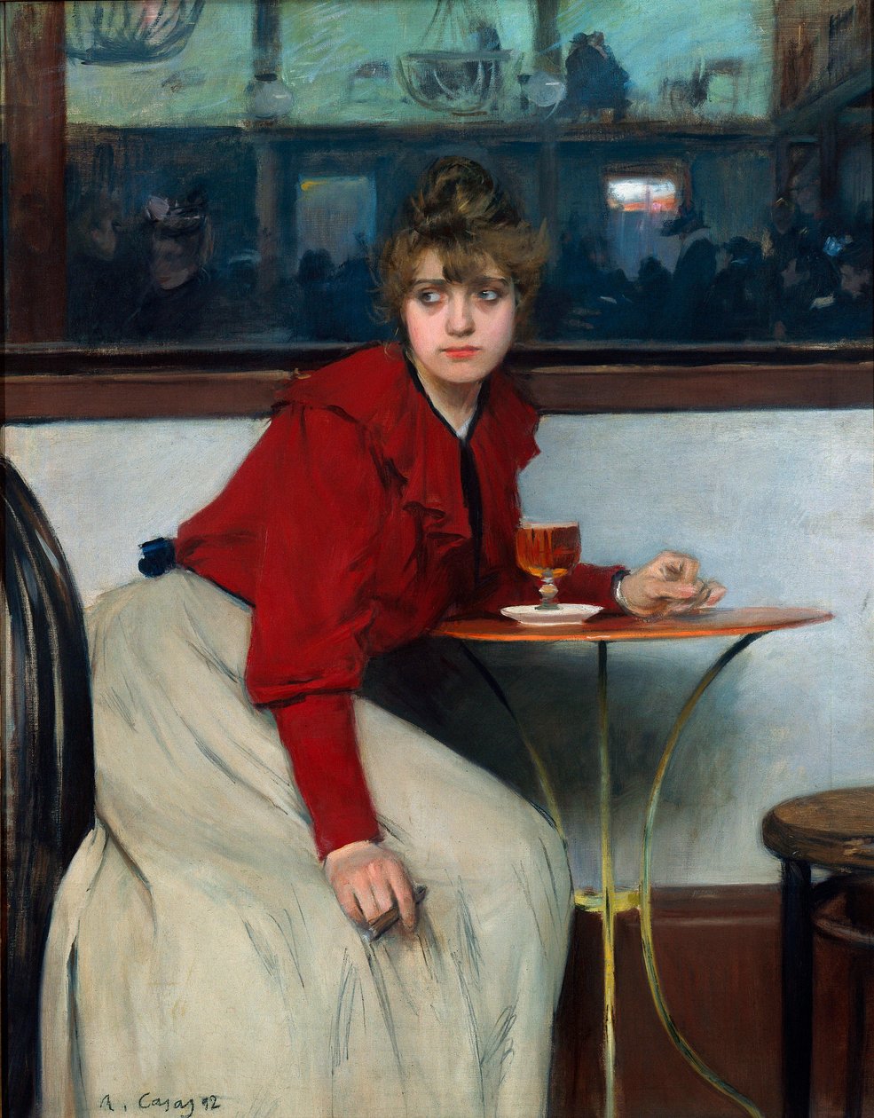 V Moulin de la Galette nebo La Madeleine. Obraz Ramona Casase i Carbo (1866-1932) od Ramon Casas i Carbo