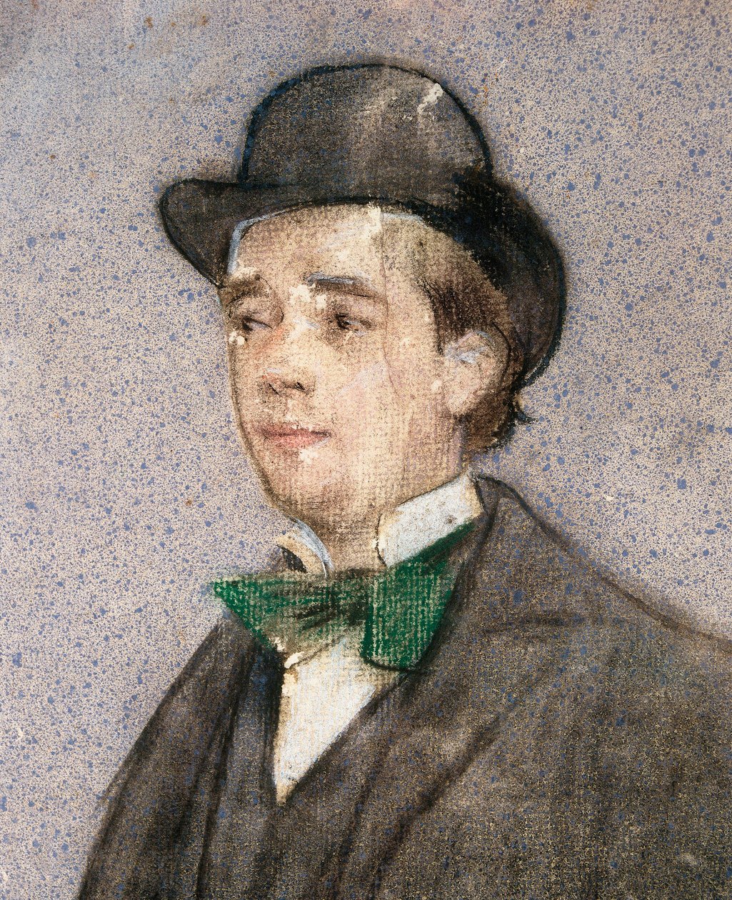 Portrét Adria Gual (1872-1943) španělský dramatik od Ramon Casas i Carbo