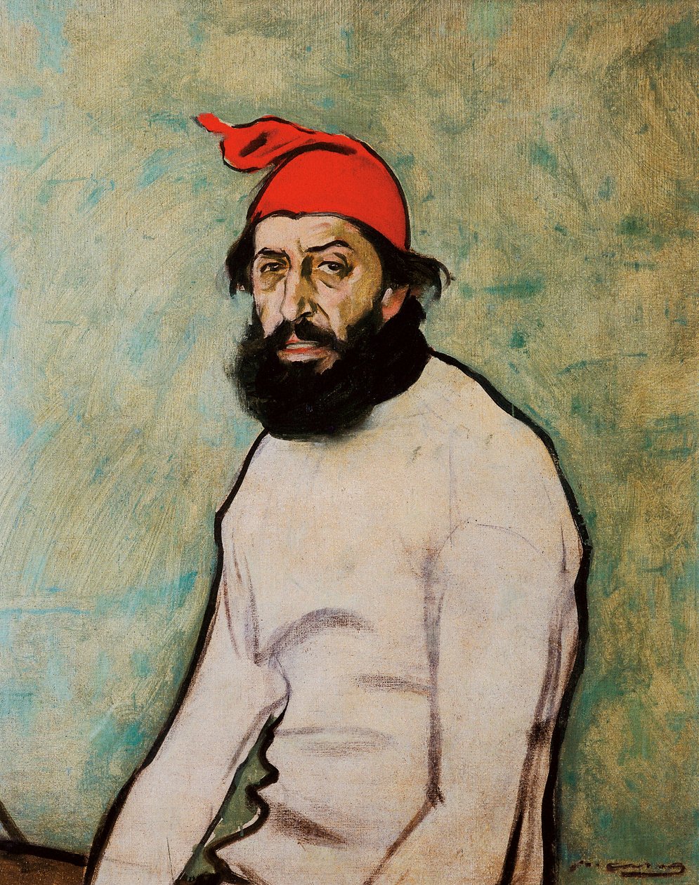 Portrét Pere Romeu od Ramon Casas i Carbo