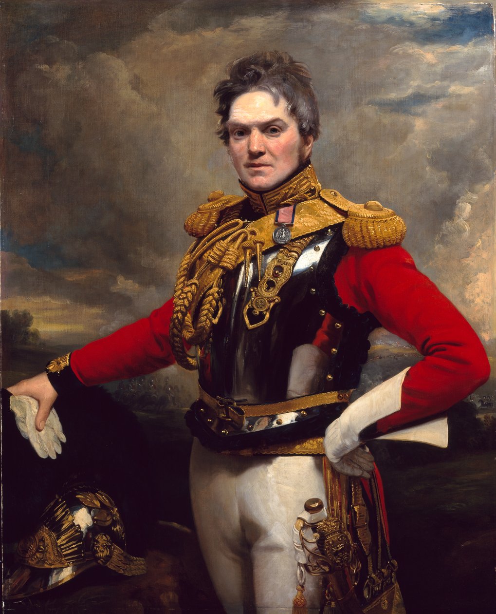 Kapitán Alexander McInnes, 2. Life Guards, circa 1821 od Ramsay Richard Reinagle