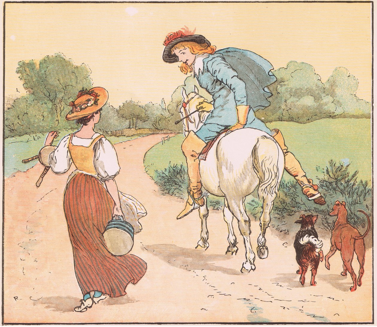 Mám jít s tebou, má krásná služebná od Randolph Caldecott