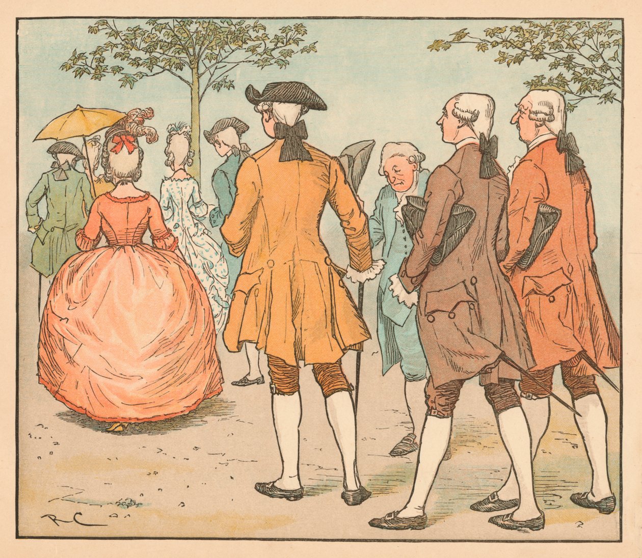 Její lásku hledalo dvacet krásek a více, c1885, 1934. od Randolph Caldecott