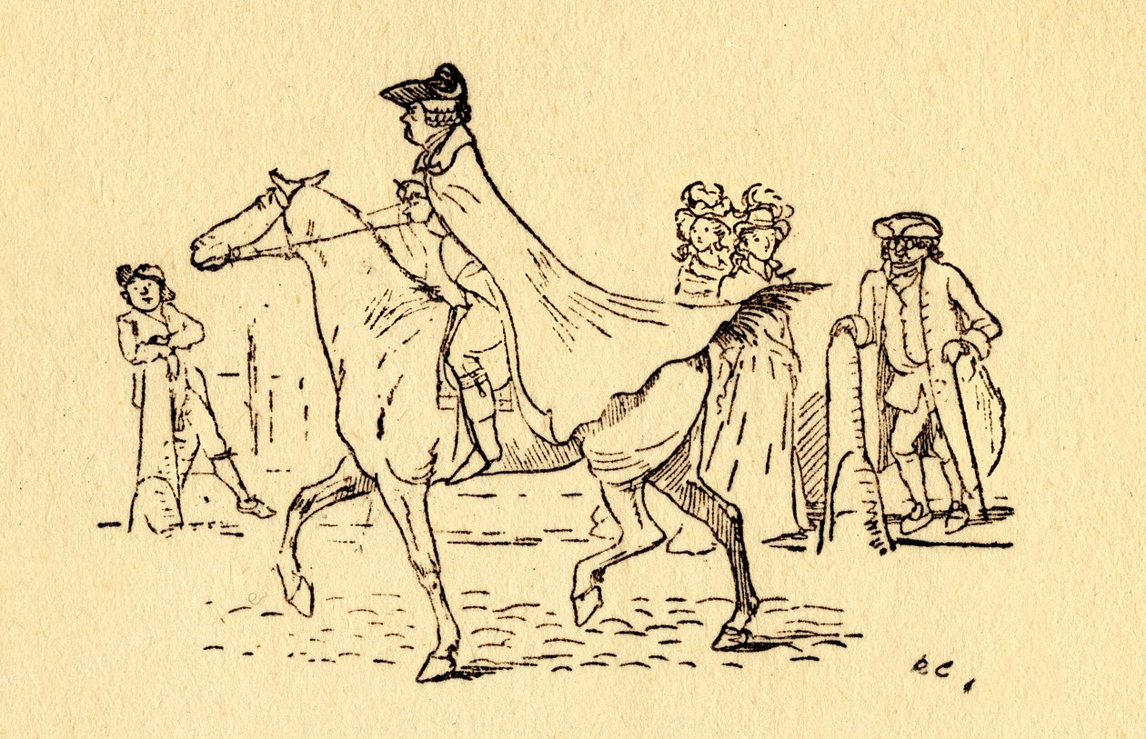 John Gilpin se vydává na svou cestu do Edmontonu, 1878, c1918. od Randolph Caldecott