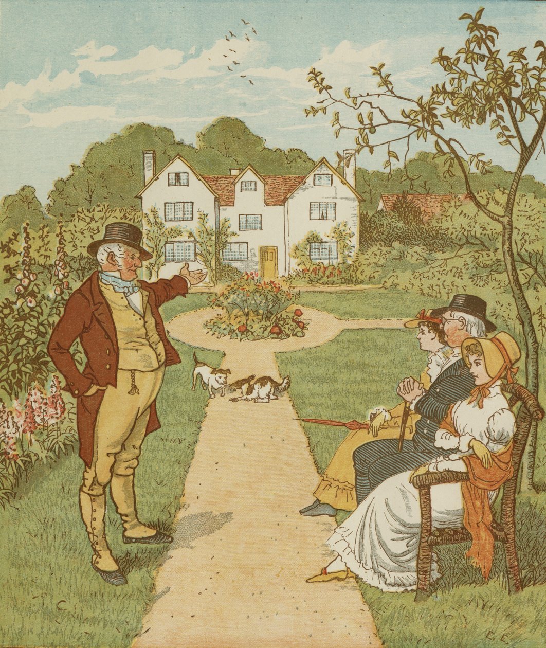 Akumulační říkanka The House that Jack Built. Ilustrace Randolph Caldecott. od Randolph Caldecott