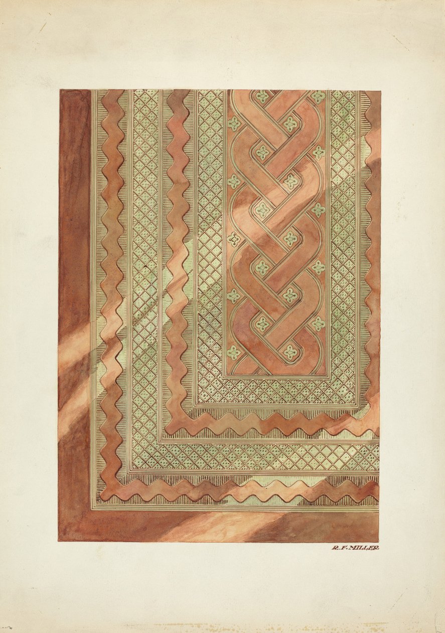 Kožená sedačka v Confessional (Detail) od Randolph F. Miller