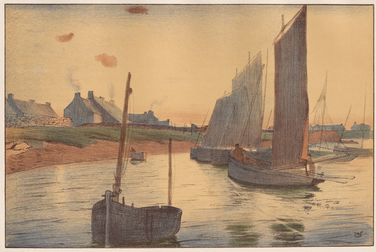 Smutek na moři, 1898. od Raoul André Ulmann