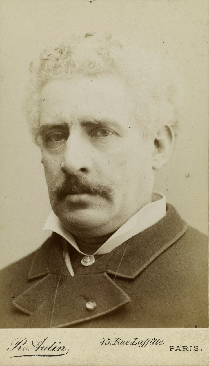 Portrét skladatele Oliviera Métra 1830-1889, c. 1870. od Raoul Autin