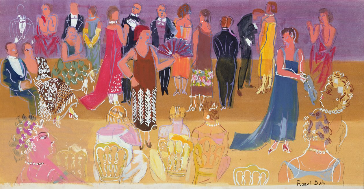 Přijetí na velitelství přístavního admirála od Raoul Dufy