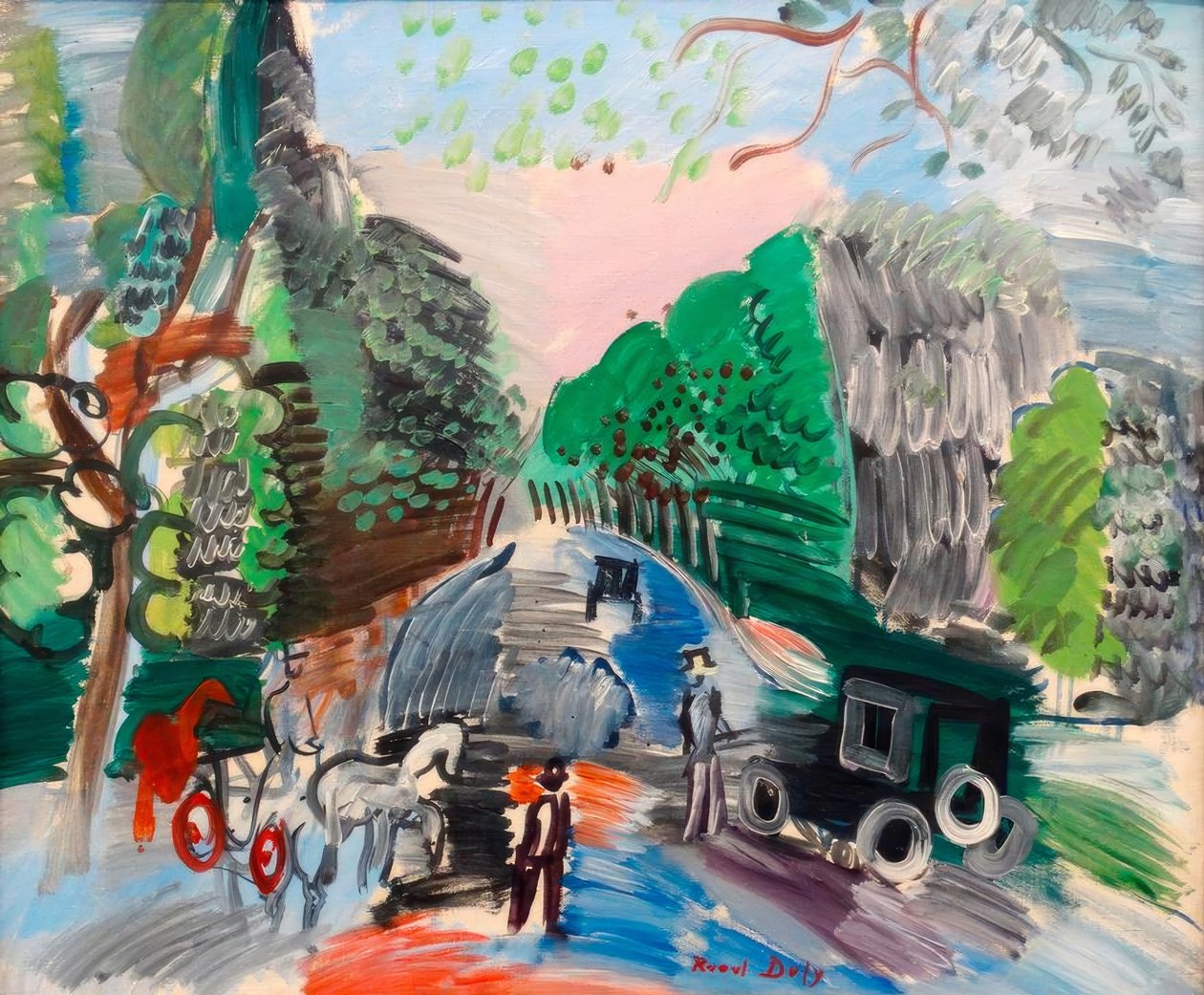 V Bois de Boulogne od Raoul Dufy