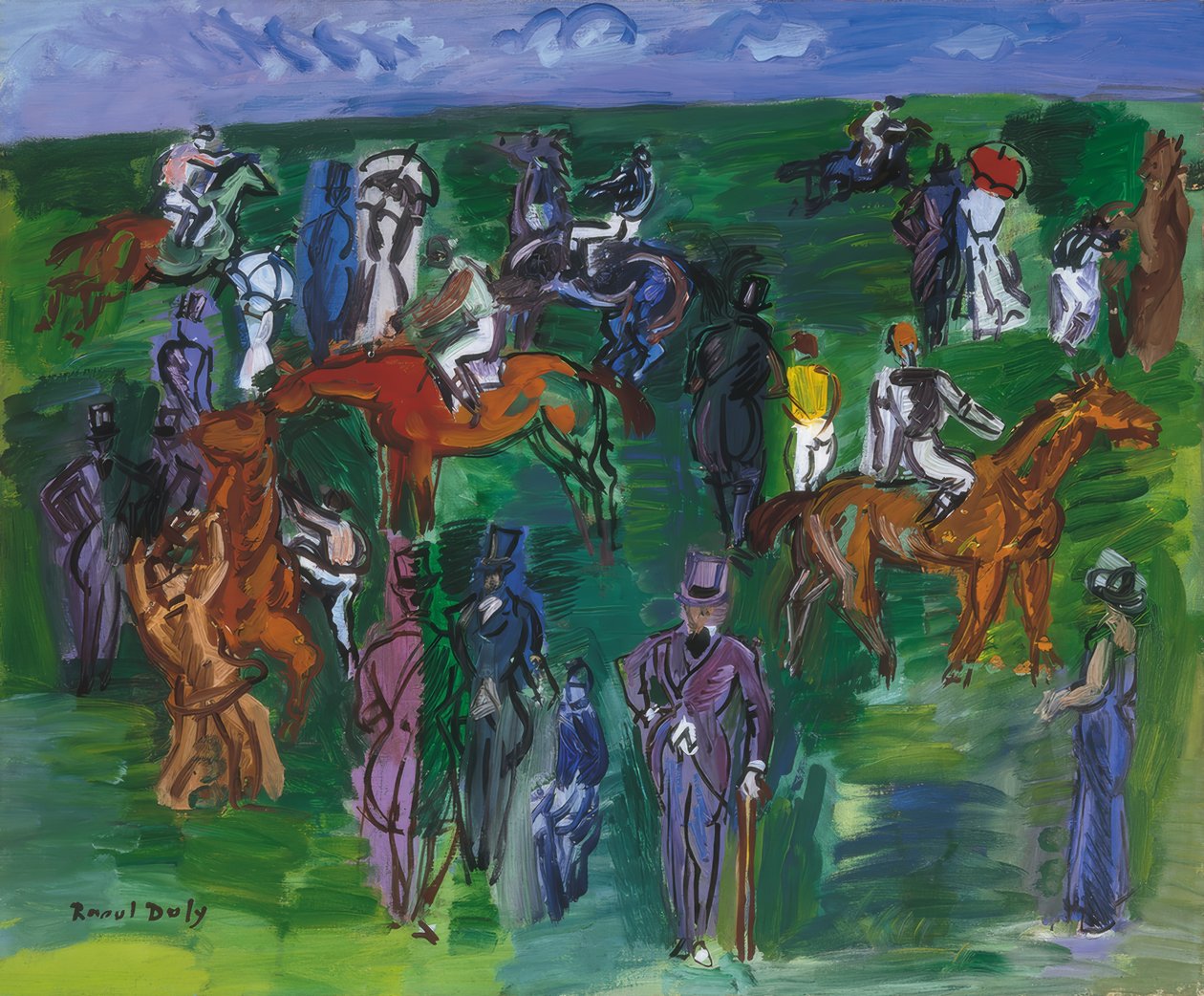 Na závodech od Raoul Dufy