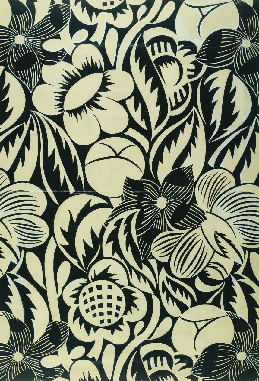 Černé a bílé květiny; Les Fleurs Noires et Blanches od Raoul Dufy