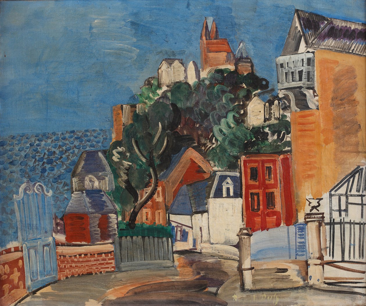 Côte Basse, asi 1924 (olej na plátně) od Raoul Dufy