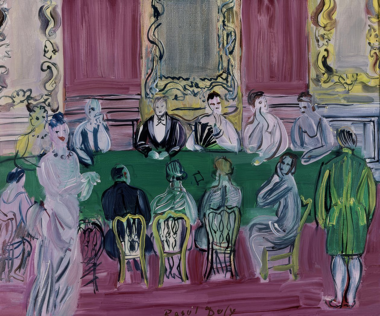 Hra Baccarat od Raoul Dufy