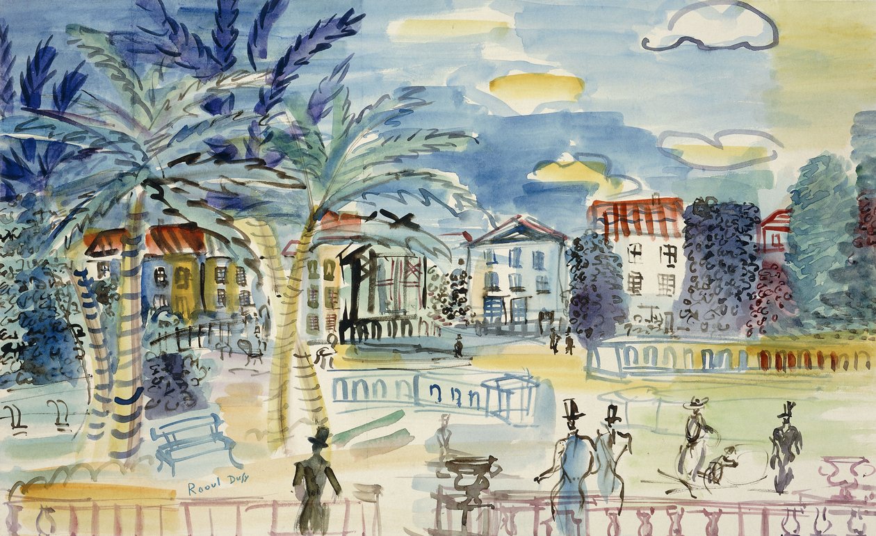 Eleganti v parku od Raoul Dufy
