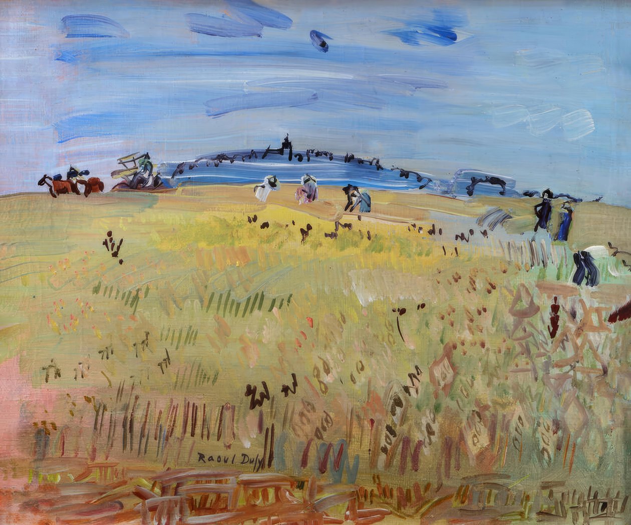 Sklizeň v Langres od Raoul Dufy
