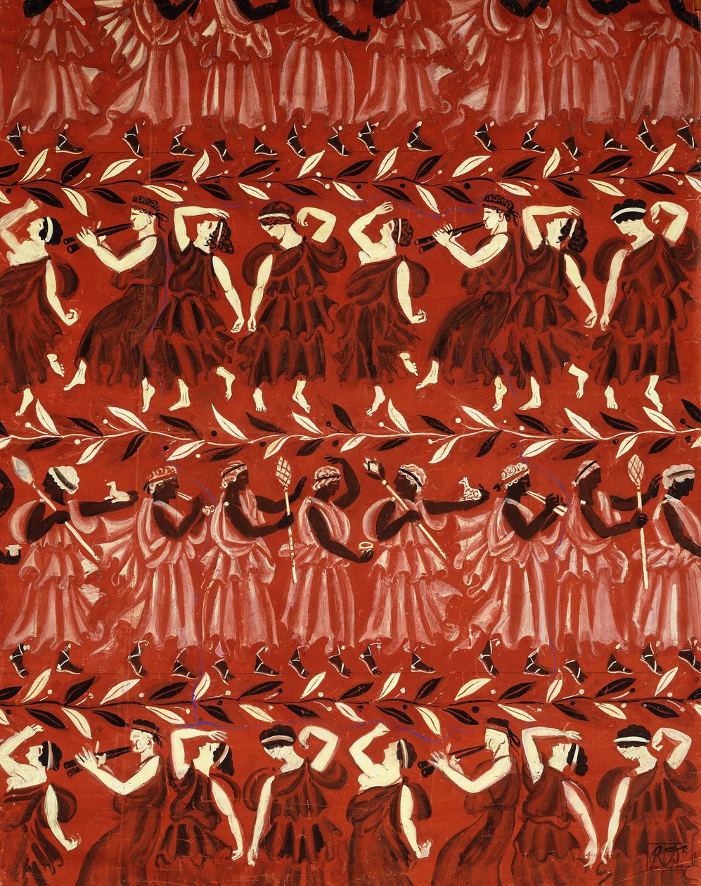 Řecký průvod; La Procession Grecque od Raoul Dufy