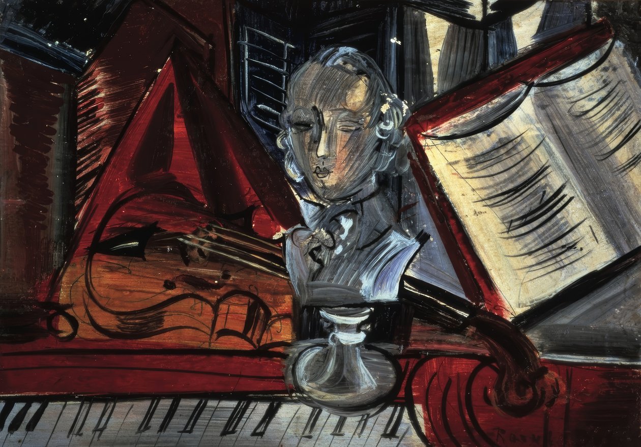 Hommage an Wolfgang Amadeus Mozart od Raoul Dufy