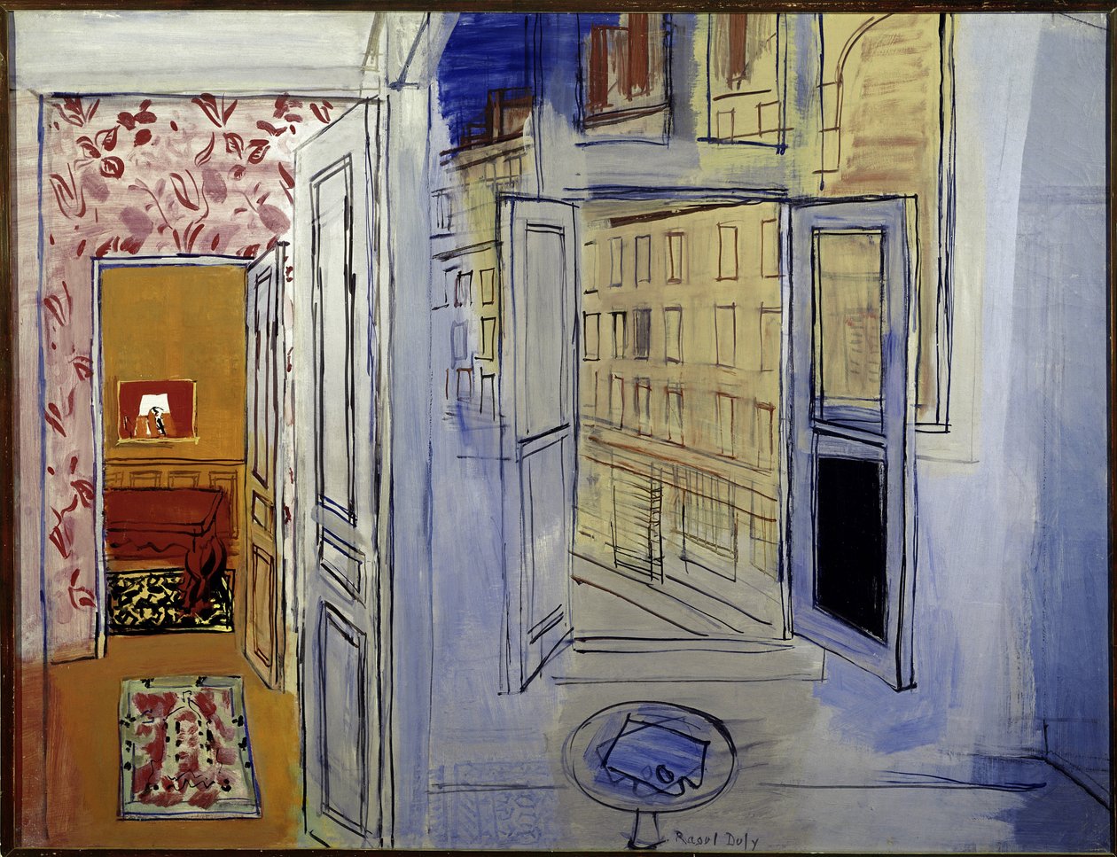 Dílna Impasse Guelma (olej na plátně) od Raoul Dufy