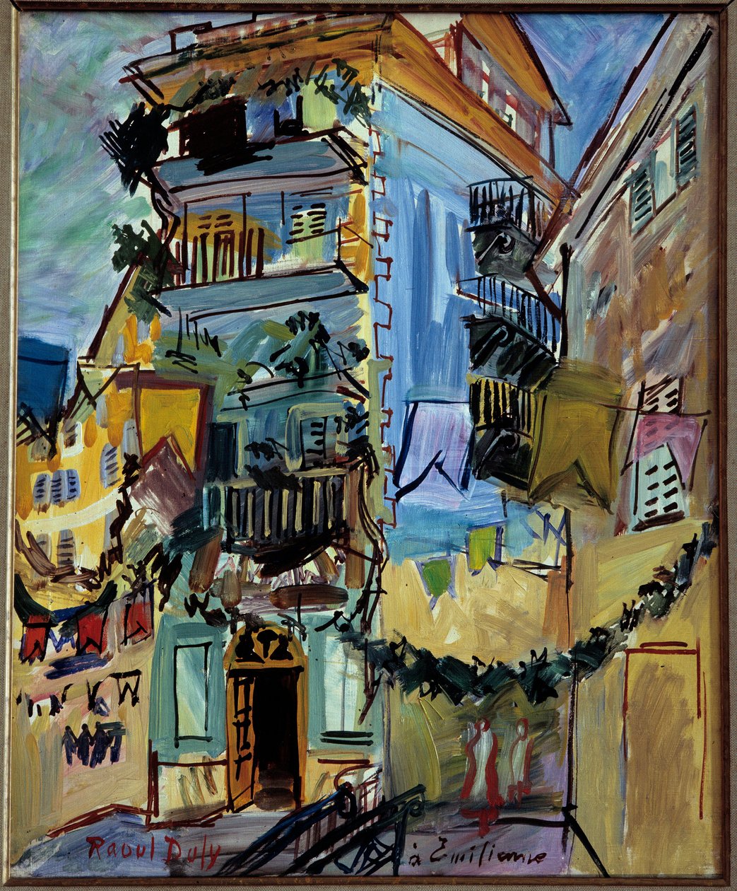 V Emilienne, Nice v květnu od Raoul Dufy