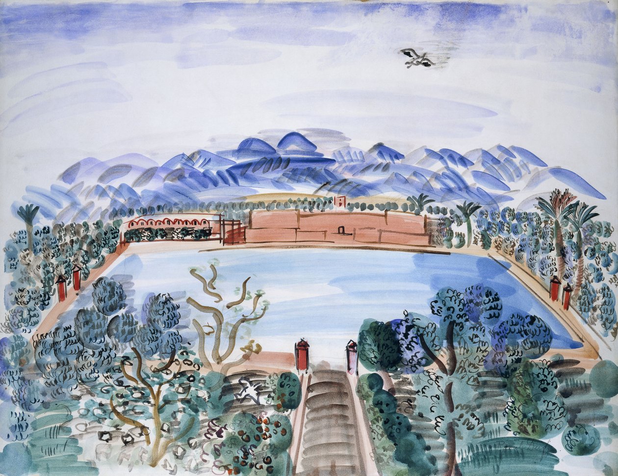 La Menara, Marrákeš od Raoul Dufy