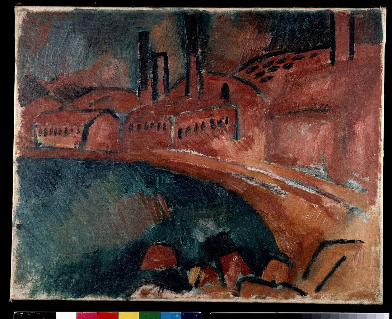 La Tuilerie saint Henri aneb továrna Průmyslová krajina od Raoul Dufy