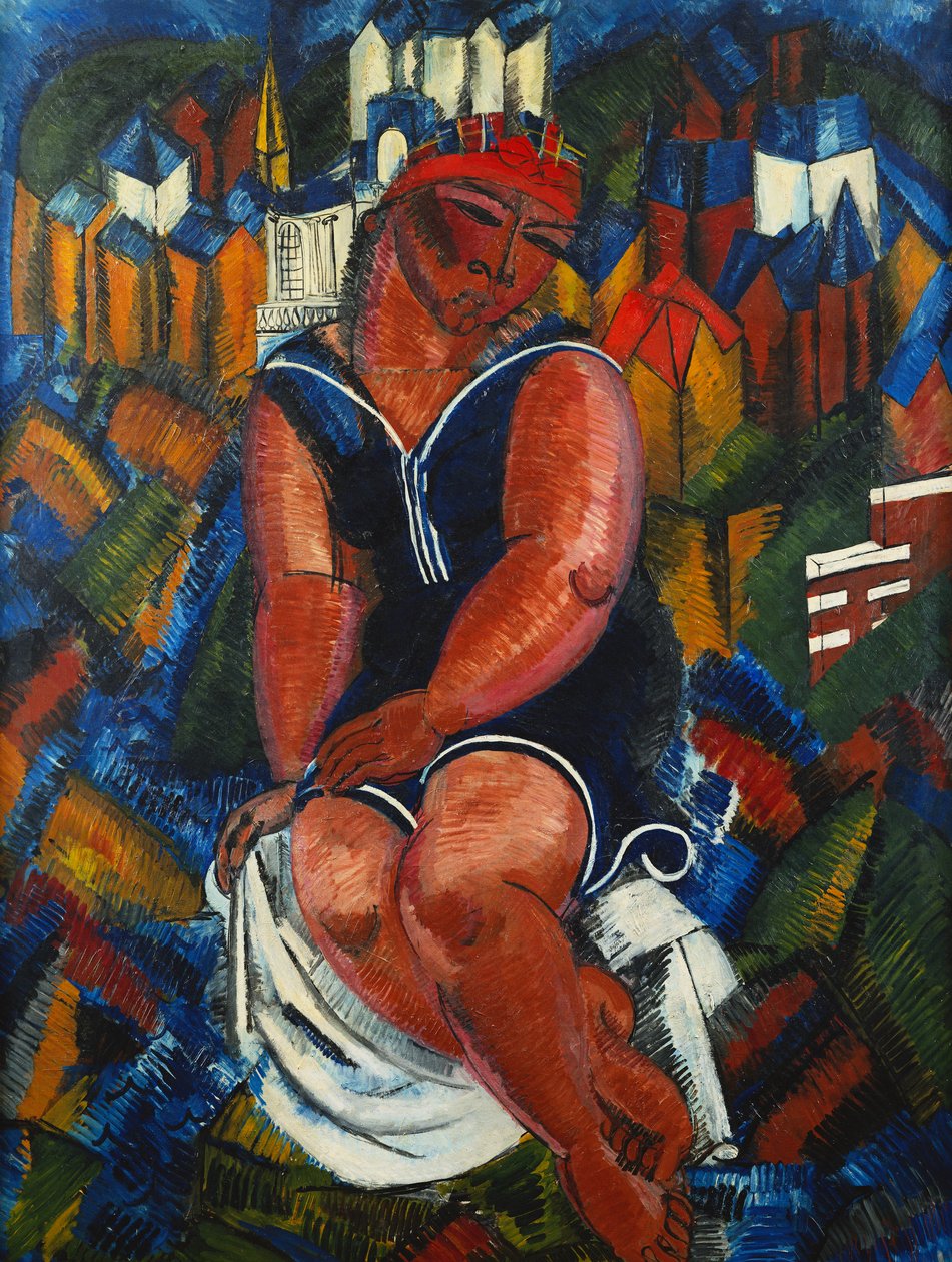 Velká koupající se žena; Le Grande Baigneuse od Raoul Dufy