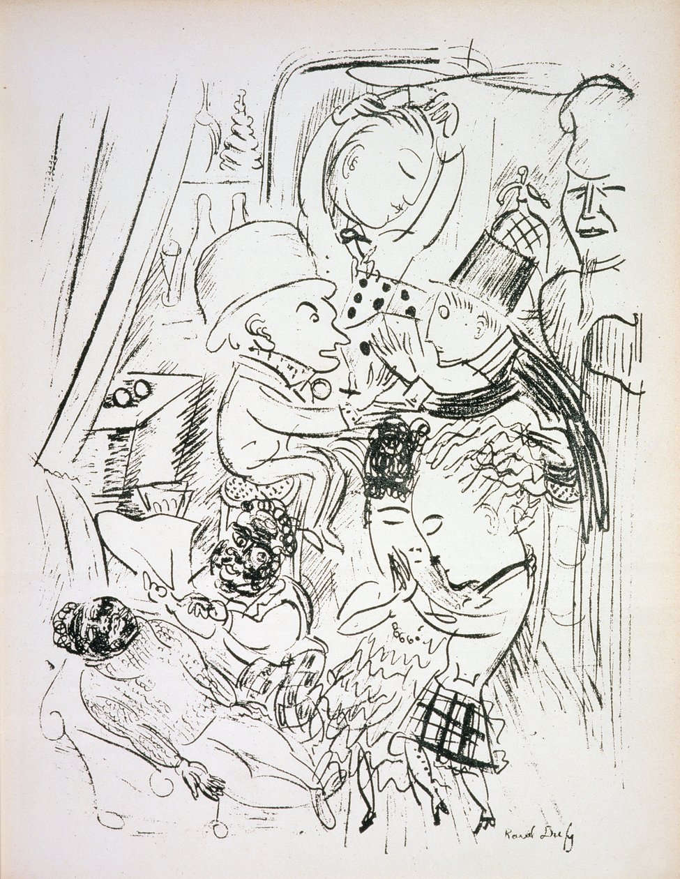 Le Boeuf sur le Toit or The Nothing Doing Bar, Darius Milhaud Instrumentální hudba od Raoul Dufy