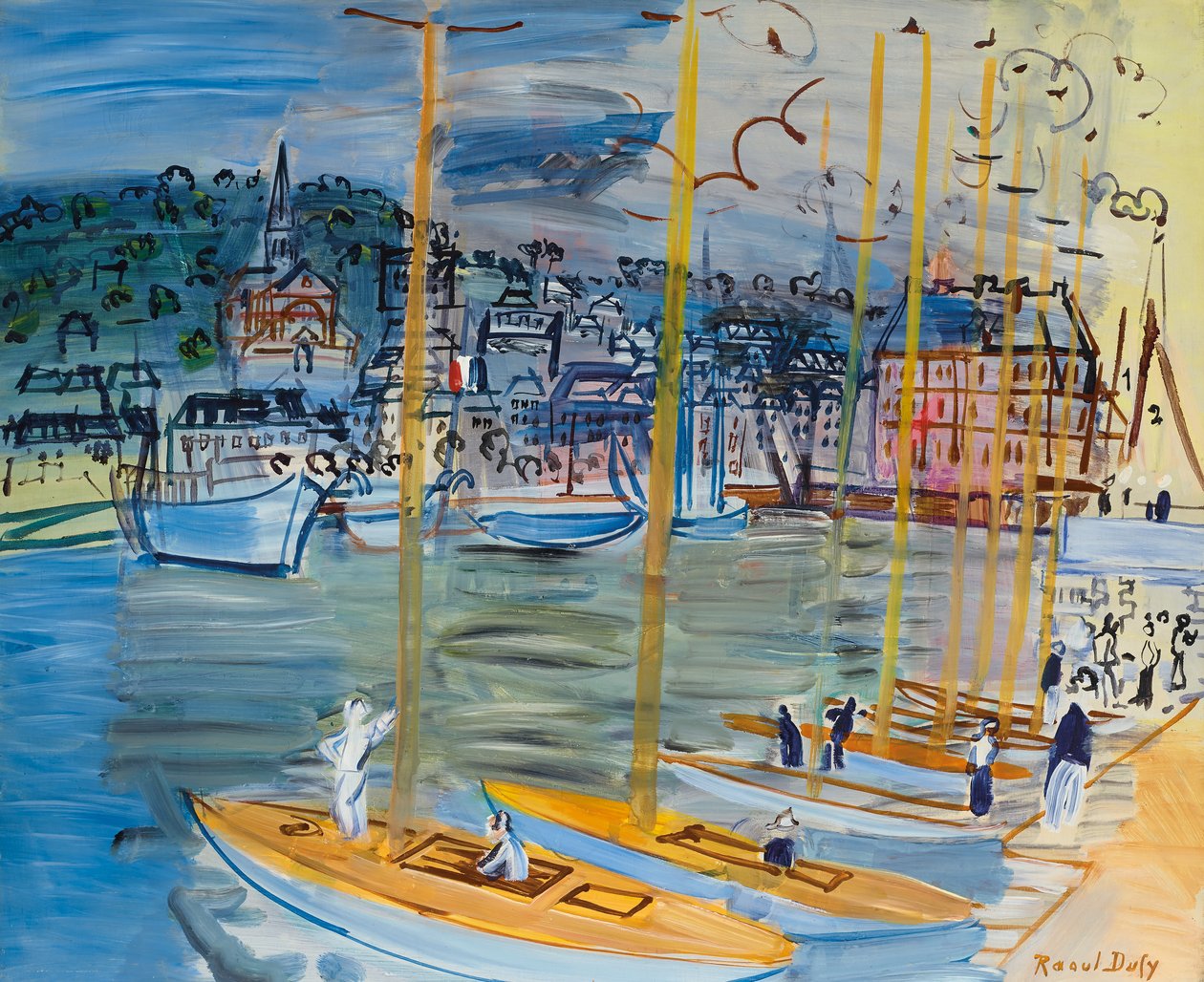 Povodí Deauville od Raoul Dufy