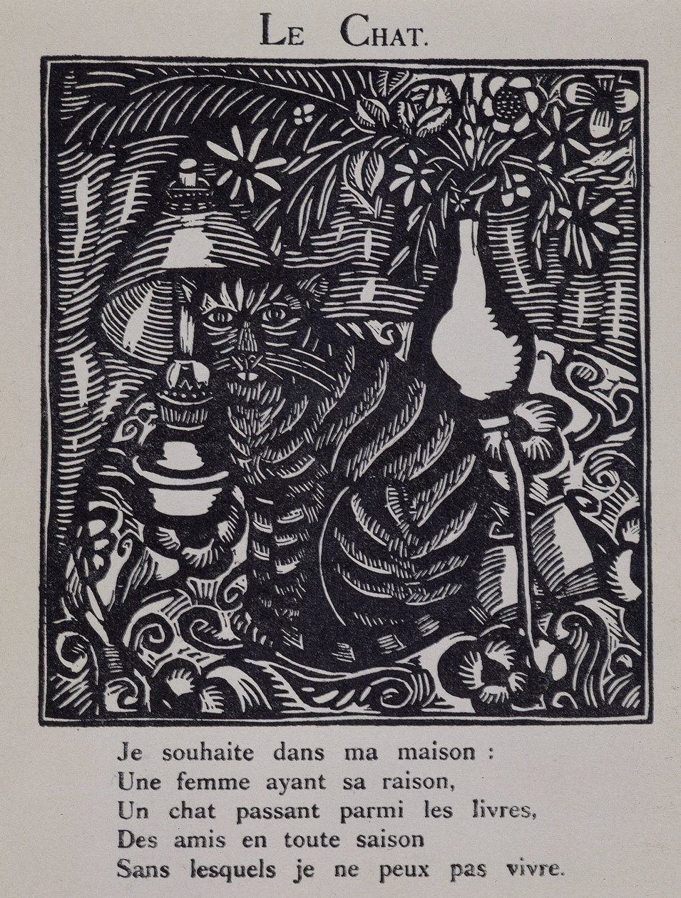 Kočka - in "Le Bestiaire ou cortege d