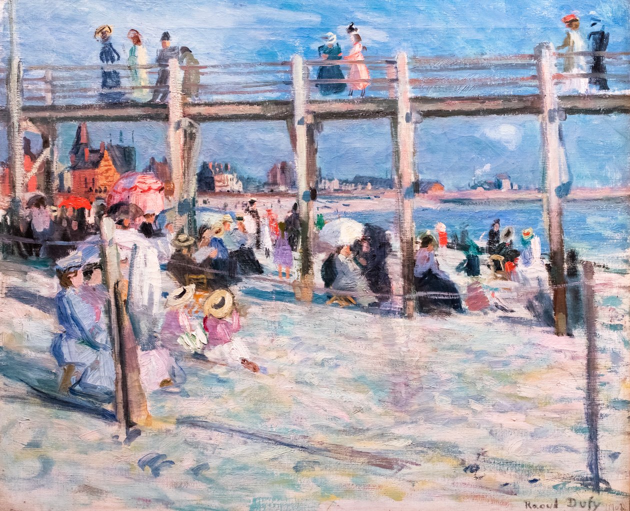 Lázně Marie-Christine v Ste-Adresse od Raoul Dufy